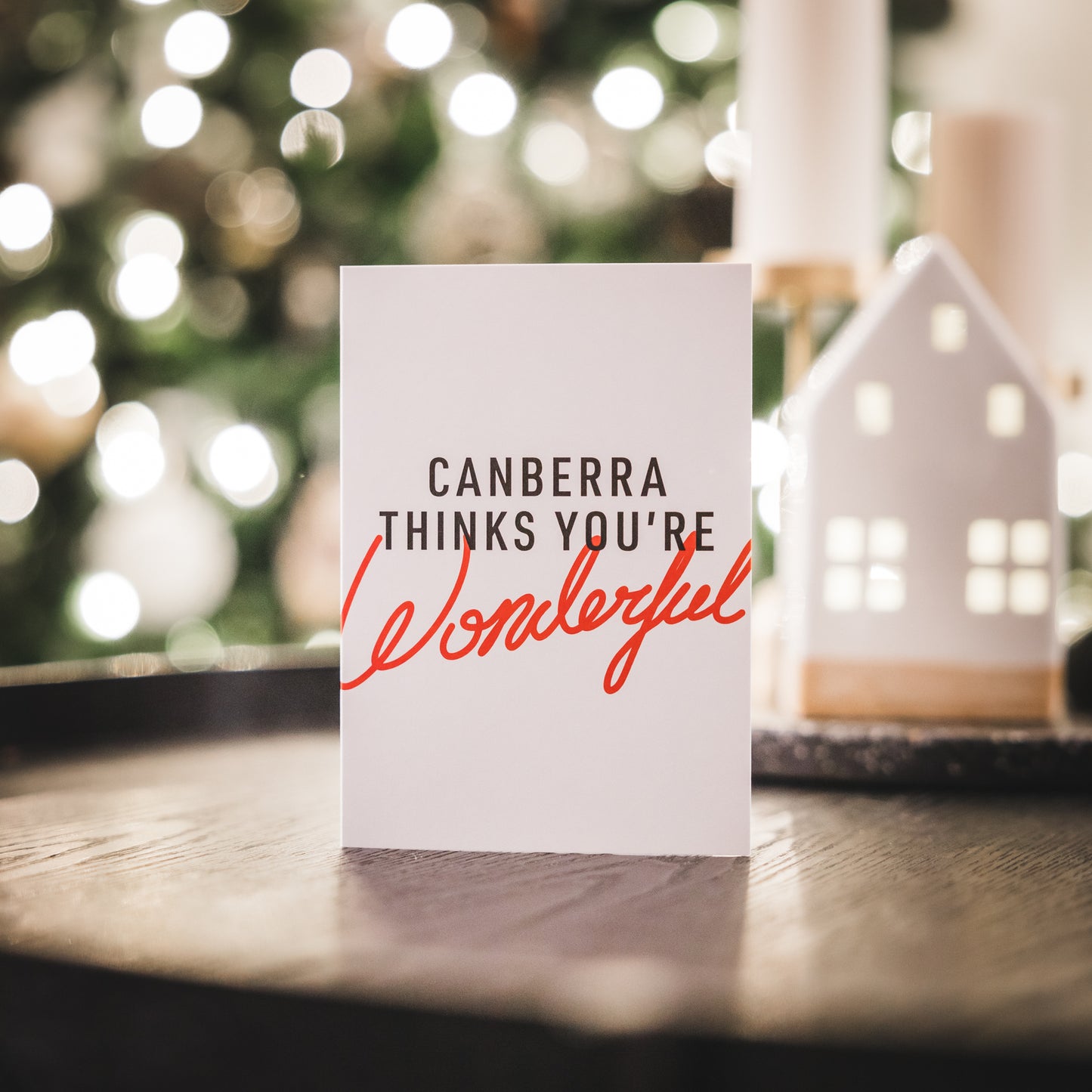 Canberra Thinks You're Wonderful Greeting Card