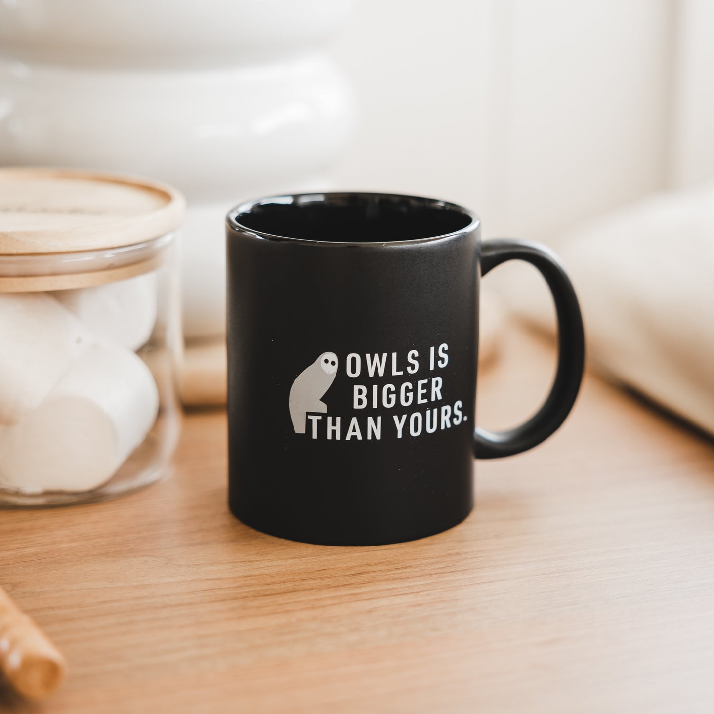 Owls Is Bigger Than Yours Mug